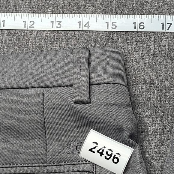 Haggar H26 Pants Mens 30x32 Gray‎ Dress Slacks Polyester Flat Front Classic - Picture 9 of 9